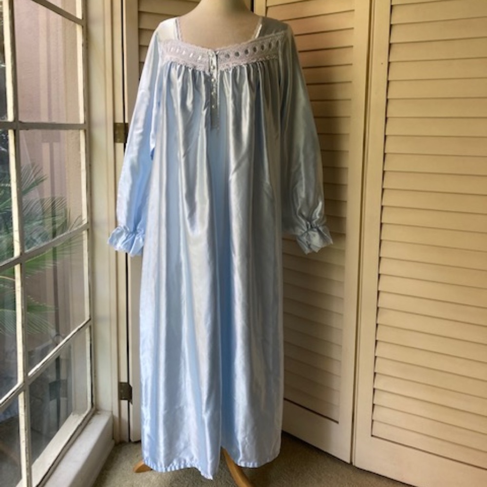 Sleep Tight  Satin Nightgown